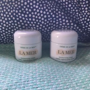 Empty Creme de La Mer jars